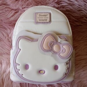 Loungefly Strawberries & Cream Puffer Backpack